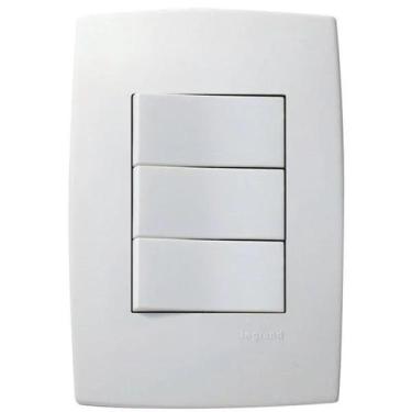 Imagem de Interruptor 3 Teclas Simples Conjunto Pial Plus 613100