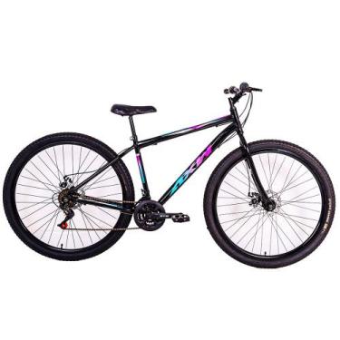 Imagem de Kit bicicleta desmontado aro 29 quadro aço carbono 21v freios a disco 