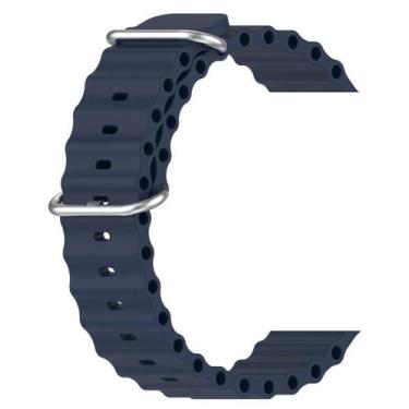 Imagem de Pulseira Oceano Compatível Smartwatch W68+ Ultra Series 8 - Poolsy, Az