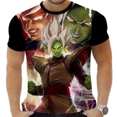 Imagem de Camiseta Camisa Personalizada Anime Clássico Dragon Ball Goku Black 04
