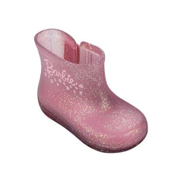 Imagem de Galocha Mattel Fall Rain Hot Wheels Barbie Infantil Borracha - Mattel 