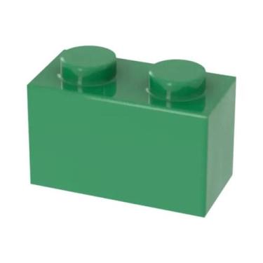 Imagem de 40 Peças Blocos De Montar DIY 1x2 Pontos ABS Educacionais Criativos Co