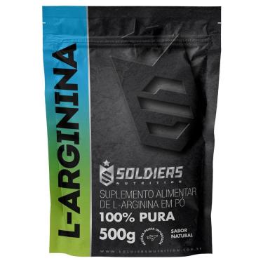 Imagem de Arginina 500g - 100% Puro Importado - Soldiers Nutrition-Unissex