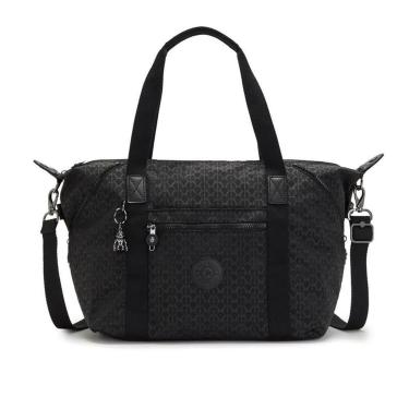 Imagem de Bolsa Transversal Kipling Art 21 Litros Estampado Preto-Unissex