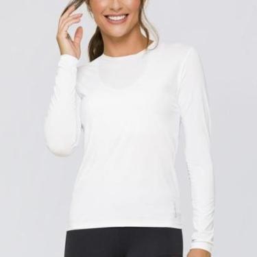 Imagem de Camiseta Feminina Selene Fitness Academia Tecido Confortável UV50+ Esportiva Reforçada Casual-Feminino