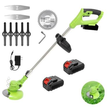 Imagem de Aparador de Grama OEM Recarregável 21V 450W com Lâmina e Disco para Jardim a Bateria