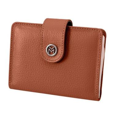 Imagem de Carteira de Couro Mariart 630 RFID Antifurto, Camel