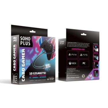 Imagem de Gamer Patch Cord Cat.6 1.8m Preto - FURUKAWA SOHO PLUS