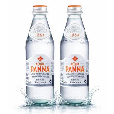 Imagem de Kit 2 Água Mineral s/ gás ACQUA PANNA 250ml (Italia)