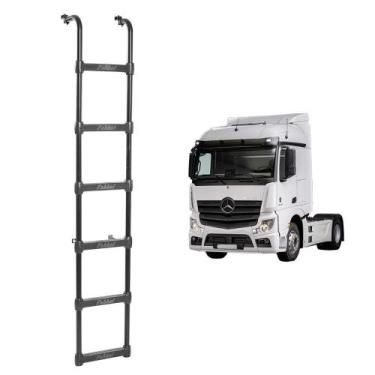 Imagem de Escada Traseira pMercedes-Benz New Actros 6 Degraus Preto - Fabbof