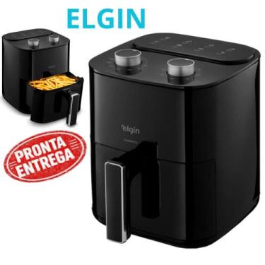 Imagem de Fritadeira Air Fryer Elétrica sem Óleo Elgin Facilita Fry 3,5 L 1.400W