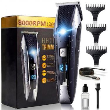 Imagem de Maquina De Corta Cabelo Aparador Barba A Prova D'agua Pro - BMax