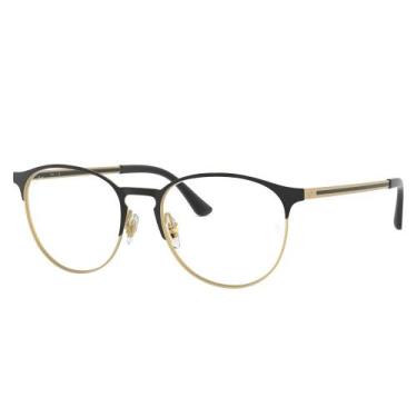 Imagem de Óculos de Grau Original Ray-Ban em Metal Unissex RX6375 - Ray Ban, Peq