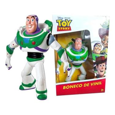 Imagem de Boneco Toy Story Buzz Lightyear Brinquedo Infantil Articulado Em Vinil
