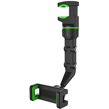 Imagem de Suporte de celular retrovisor, suporte de telefone de carro giratório de 360°, suporte...