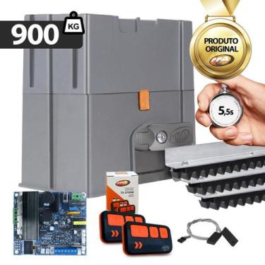 Imagem de Kit Motor Portão Eletrônico Dz Condominium 900Kg Jetflex Rápido PPA