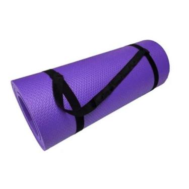 Tapete de Yoga NBR - 173x61x004CM - Azul Liveup - 1 Fit