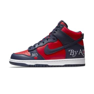 Imagem de Nike Mens SB Dunk High DN3741 600 Supreme - by Any Means - Navy/Red - Size 8