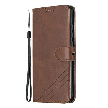 Imagem de Para Xiaomi Mi A2 Capa de Couro Capa de Couro Para Mi A2 A1 A3 Lite Capa de Telefone Capa de Carteira Magnética, Marrom, para Xiaomi Mi A3 Lite