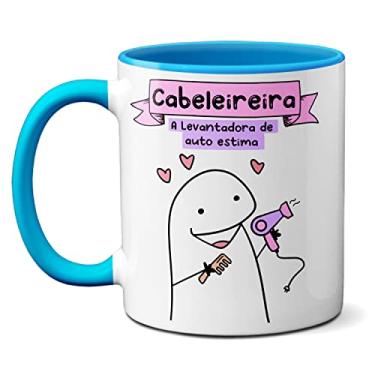 Imagem de Caneca Cabeleireira A Levantadora De Auto Estima Presente (Azul)