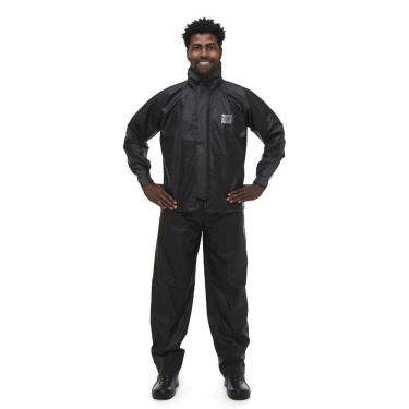 Imagem de Capa de Chuva PVC com Gola 100% Impermeável Moto Pantaneiro