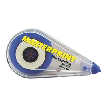 Imagem de Fita Corretiva 5mm x 6 mts Corretivo Roller Tape Masterprint