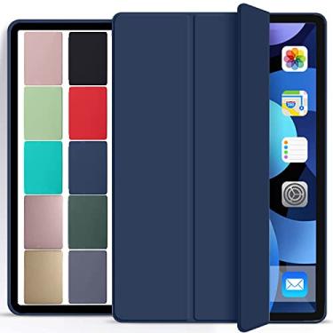 Imagem de DuraSafe Cases Capa protetora para iPad 5 2017 / iPad 6 2018-9,7 polegadas A1893 A1954 A1822 A1823 durável à prova de choque suporte magnético de ângulo duplo - índigo