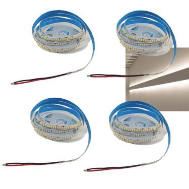 Imagem de Fita Led 4000K 5 Metros 16W 240 Leds Kit 4 Unidades Quarto Sala Casa A