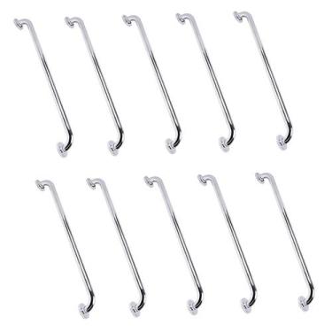 Imagem de Alça Apoio 70Cm Barra Suporte Kit 10 Uni Anti Queda Idoso Gestante Cad