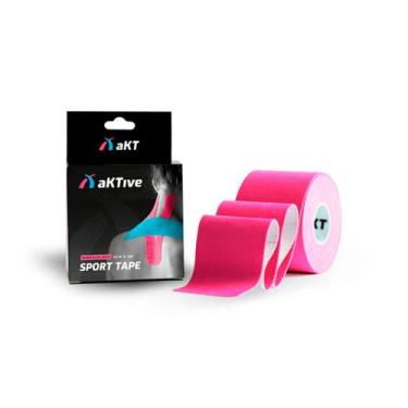 Imagem de Aktive Sport Kinesiology Tape 5cm X 5m - Cor ROSA, Rosa
