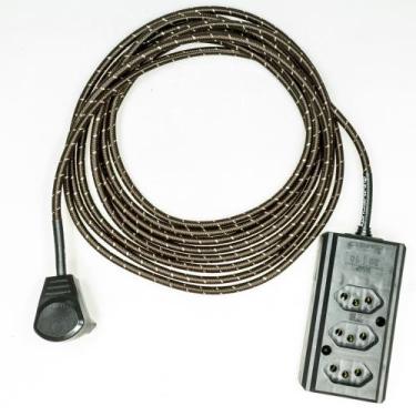 Imagem de Extensão Elétrica 5 Metros Pp 2x0,75mm2 Revestido Tecido - Immediate, 