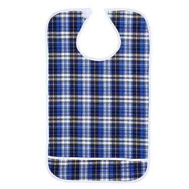 Imagem de Babadores para Adultos para Homens Laváveis, Babadores para Adultos à Prova D'água de 3 Cores para Refeições, Protetor de Roupas de Jantar para Idosos de Camada Dupla, Babadores