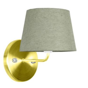 Imagem de Arandela Dourado De Cupula Tradicional Cinza Escuro - MARRYLUZ