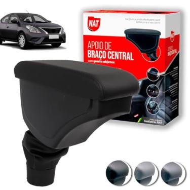 Imagem de Apoio de Braço Encosto Versa Ano 2012 Até 2020 Couro