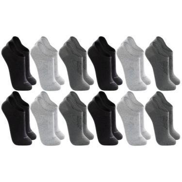 Imagem de Kit 12 Par De Meia Curta Lupo Original Modelo Sport Soquete Esportiva 