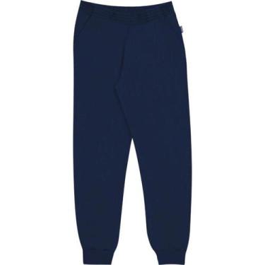 Imagem de Calça Moletom Infantil Menino Pulla Bulla Ref. 49763, Azul marinho, 8