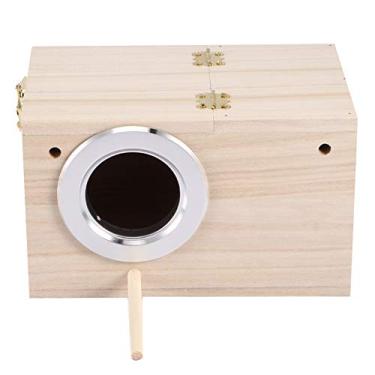 Imagem de Caixa de Criação de Pássaros de Madeira, Casa de Incubação Quente para Uso de Animais de Estimação