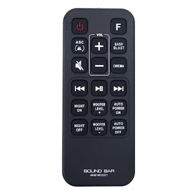 Imagem de AKB74815371 controle remoto de substituição compatível com LG Sound Bar SJ4 SK4D SJ4Y SJ3 SPJ4B-W SL3D SPH4B-W SLM3D SPJ4BW SPH4BW