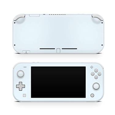 Imagem de Tacky Design Adesivo de cor sólida compatível com Nintendo Switch Lite Skin Wrap, capa clássica para Nintendo Switch Lite, decalque de vinil premium 3M (azul pastel)