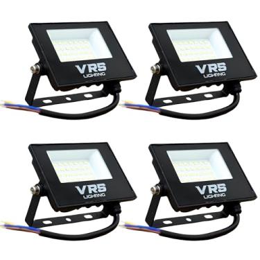 Imagem de Refletor Led 50w Holofote Branco Frio 6500k IP67 Bivolt VRS Lighting (Kit 4 Unidades)