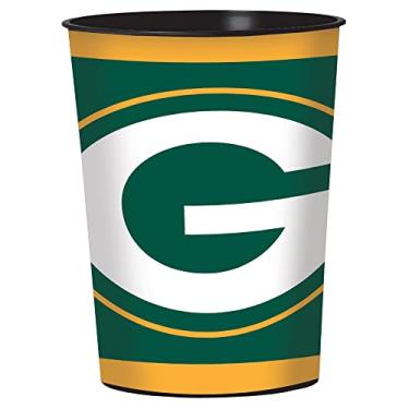Imagem de Green Bay Packers Copo plástico para lembrancinhas – 473 ml | Multicolorido | 1 peça