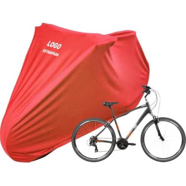 Imagem de Capa Para Bike Urbana Caloi 700 Tecido Helanca Lycra (Vermelho)
