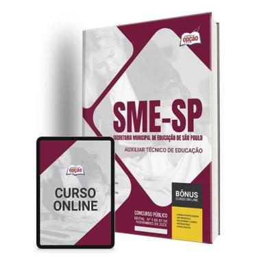 Imagem de Apostila SME-SP - Auxiliar Técnico de Educação - Apostilas Opção