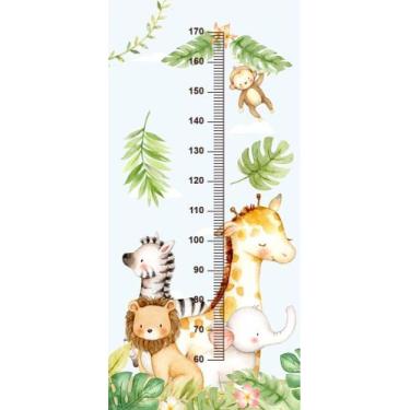 Imagem de Régua Medidora De Crescimento Infantil Safari Folhas Rg01 - Banner Ban