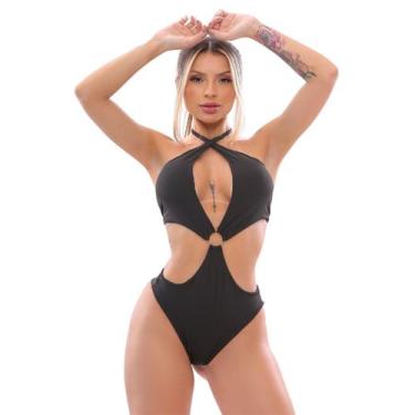 Imagem de Maiô Feminino Praia Engana Mamãe Biquini Bojo Argola Amarrar - MimallC