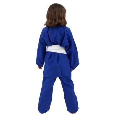 Imagem de Kimono Torah Judo/Jiu-Jitsu Combate Infantil, Azul, M2, 3 - Nacional, 