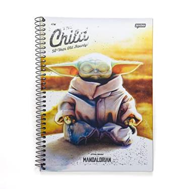 Imagem de Caderno Espiral Jandaia 1 Mat 80Fls Mandalorian The Child