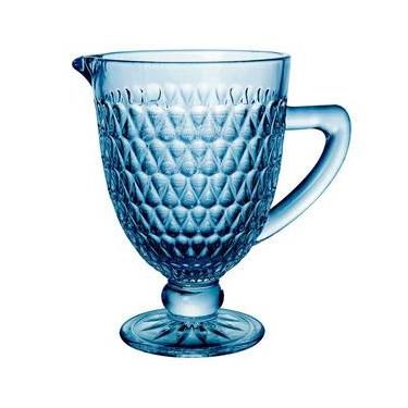 Imagem de Jarra L`Hermitage Amelie em Vidro com Pé Azul - 1L