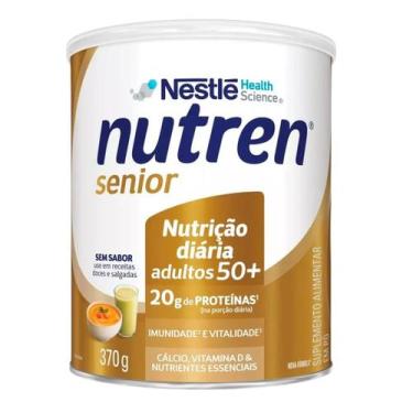 Imagem de Nutren Senior - Sem Sabor - 370G - Nestle, 370g, Sem Sabor