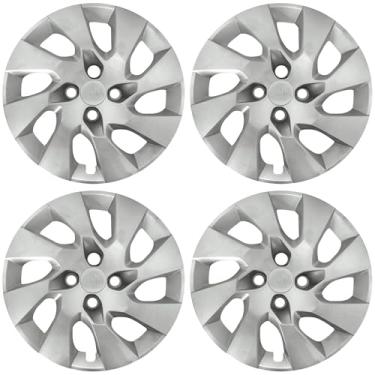 Imagem de Calota Aro 14" cor Prata Mod Onix/Prisma 2014/16 (Jogo c/ 4 calotas) Grid - 133CB-PTA-E